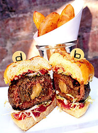 The DB Royale double truffle burger.