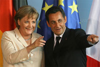 Саркози не пьет даже шампанское, Меркель предпочитает розе