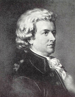 Wolfgang Amadeus Mozart. .