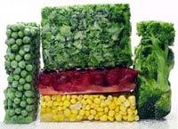 Замороженные овощи.